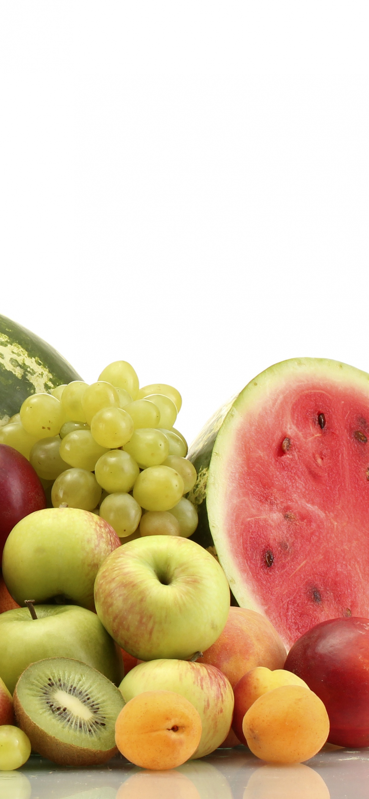 Green and Yellow Apples in Brown Woven Basket. Wallpaper in 1242x2688 Resolution