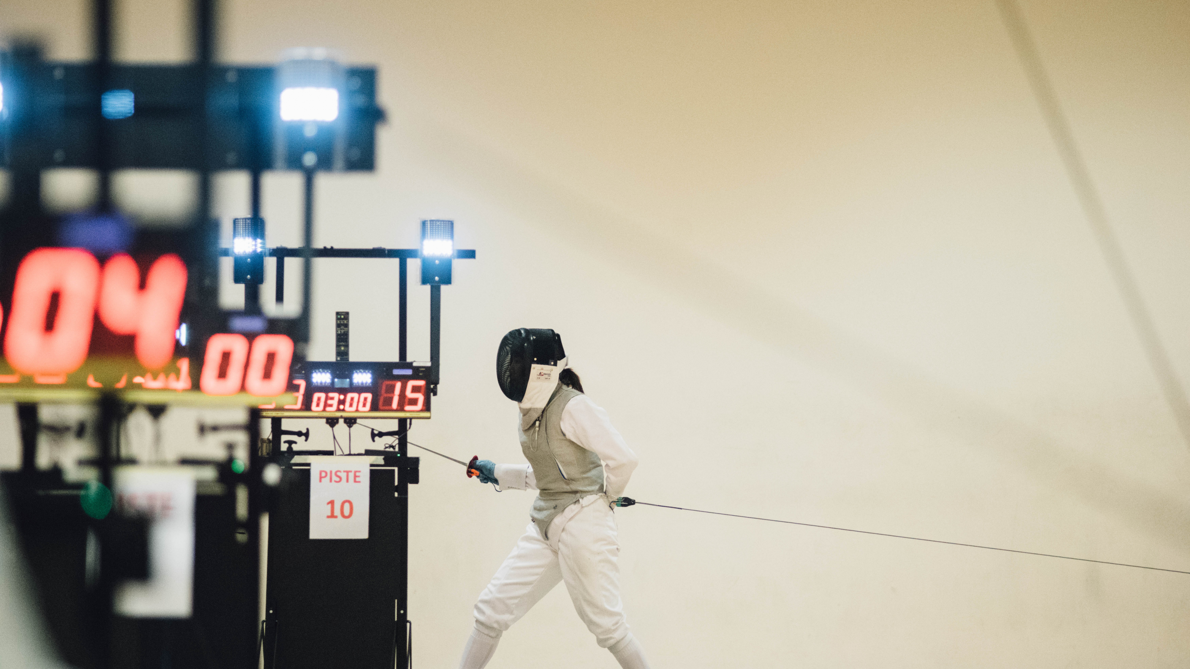 Clinquant, Compétition, Pentathlon Moderne, Cordon de Corps, Arme D'escrime. Wallpaper in 3840x2160 Resolution