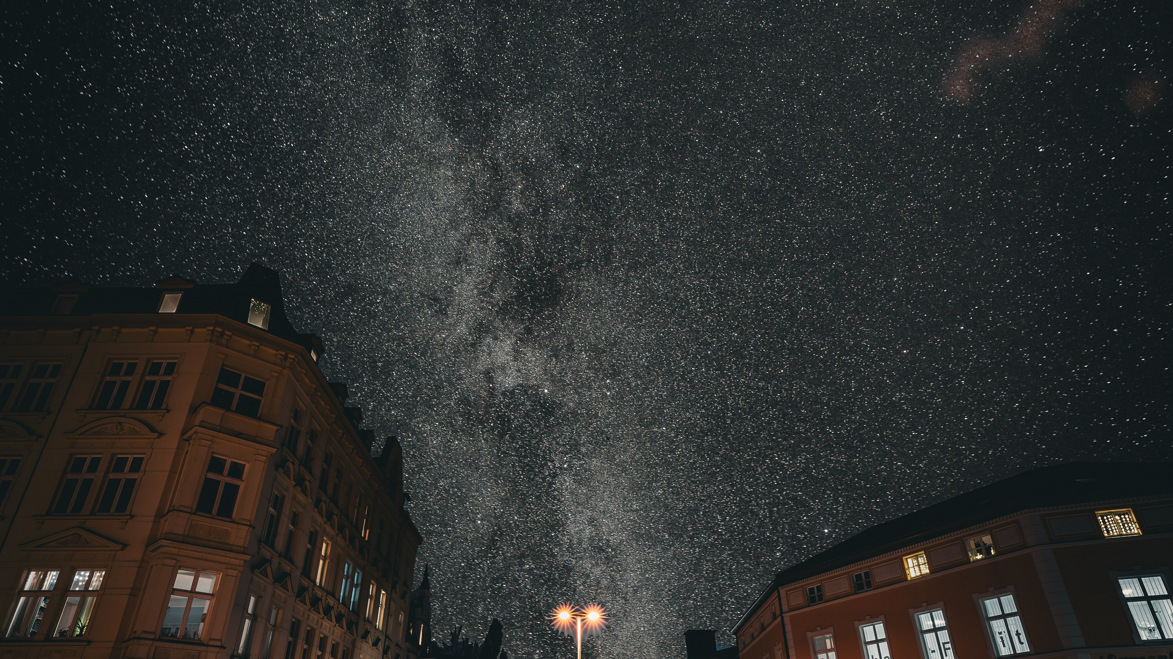 Nacht, Gebäude, Wasser, Architektur, Mitternacht. Wallpaper in 3840x2160 Resolution