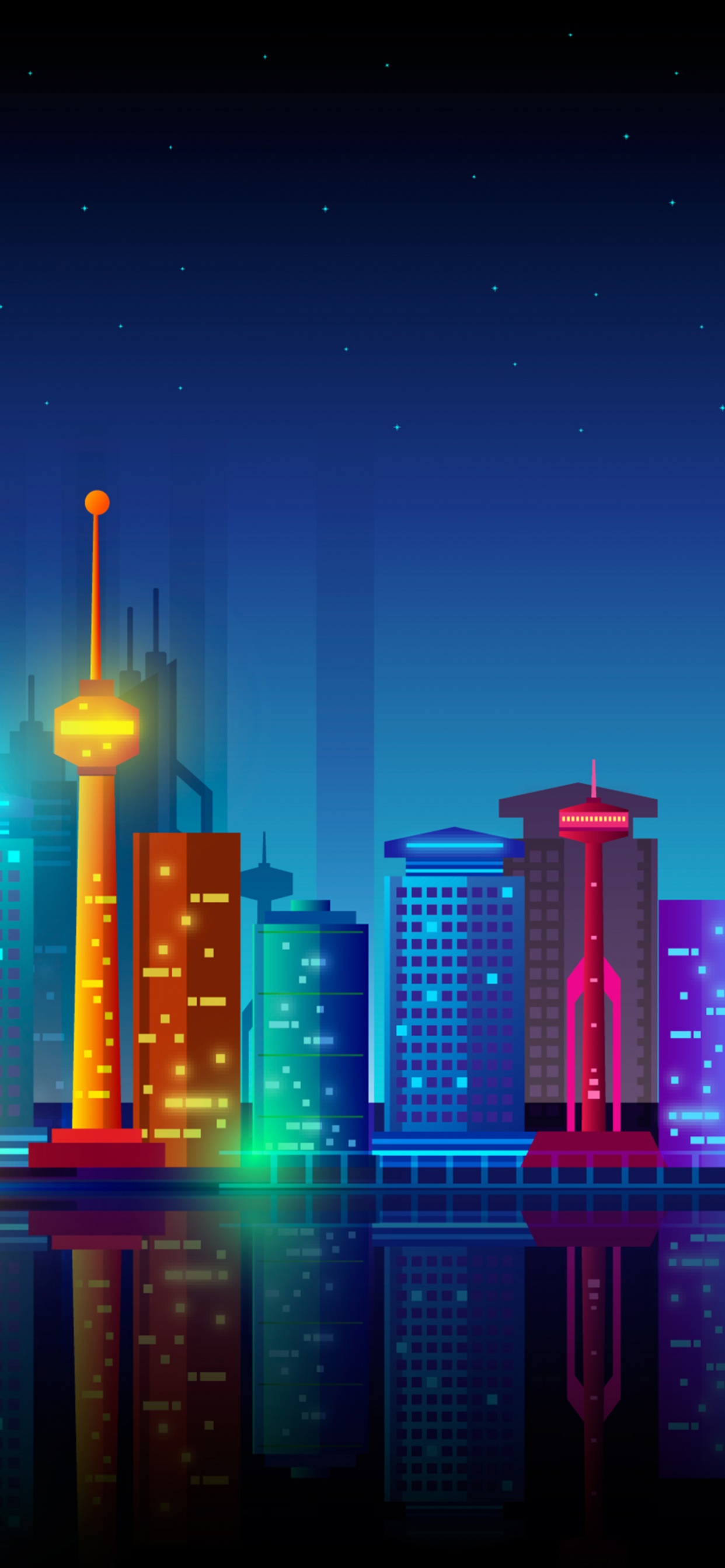 Cityscape, Majorelle Blue, Thermochemistry, Building, Skyscraper. Wallpaper in 1242x2688 Resolution