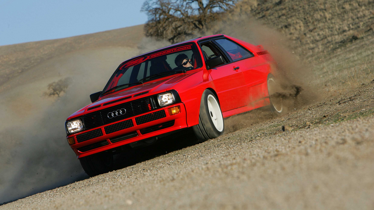 Red Audi a 4 on Road During Daytime. Wallpaper in 1280x720 Resolution