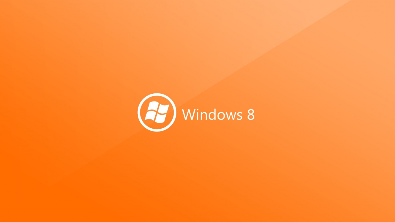 Windows8, Microsoft Windows, 橙色, 文本, 品牌 壁纸 1366x768 允许