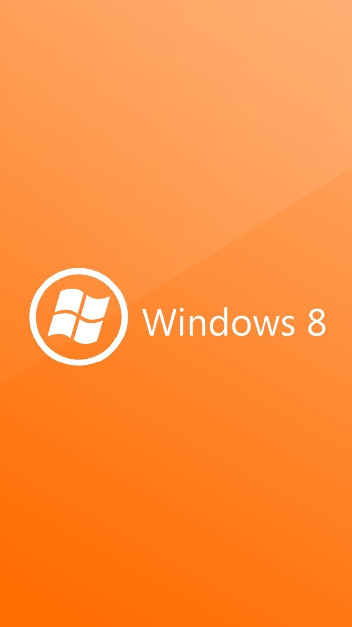 Windows8, Microsoft Windows, 橙色, 文本, 品牌 壁纸 720x1280 允许