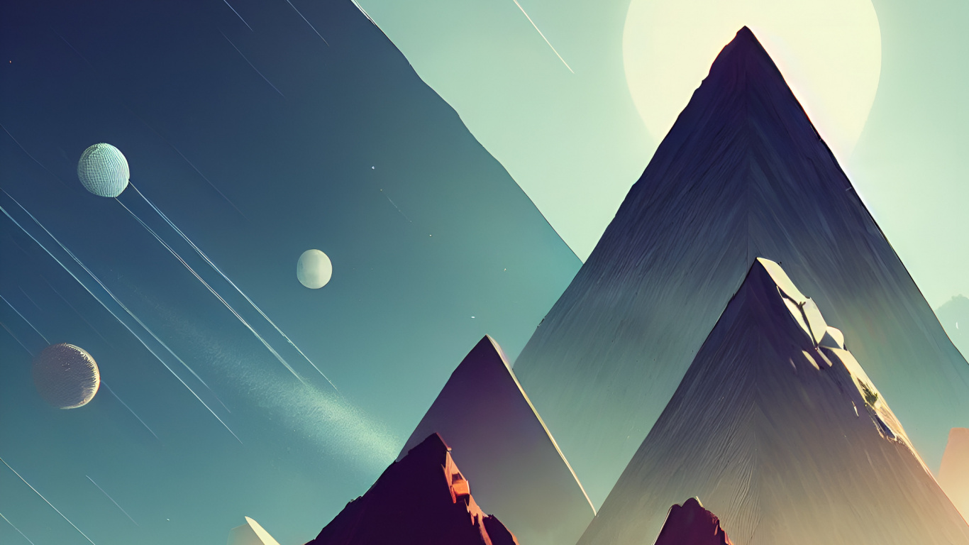 Atmosphäre, Ökoregion, Naturlandschaft, Afterglow, Sonnenlicht. Wallpaper in 1366x768 Resolution