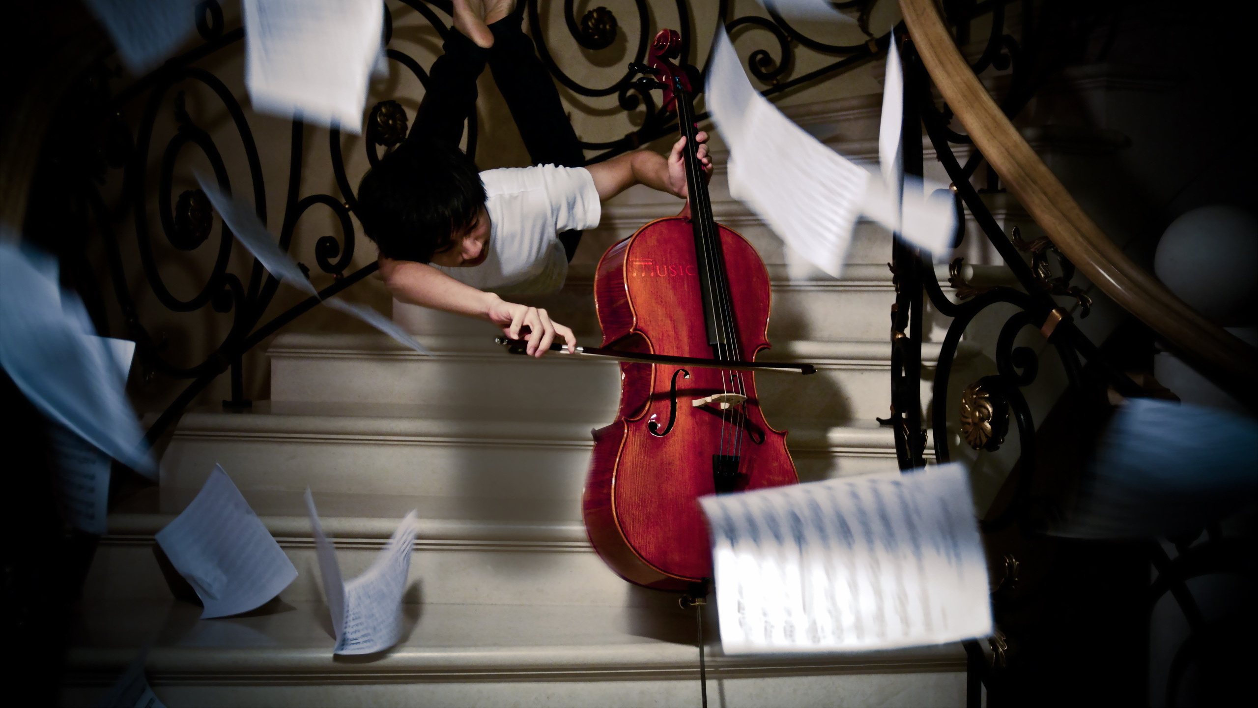 Violonchelo, Instrumento de Cuerda, Arquitectura, Sica, Dibujo. Wallpaper in 2560x1440 Resolution