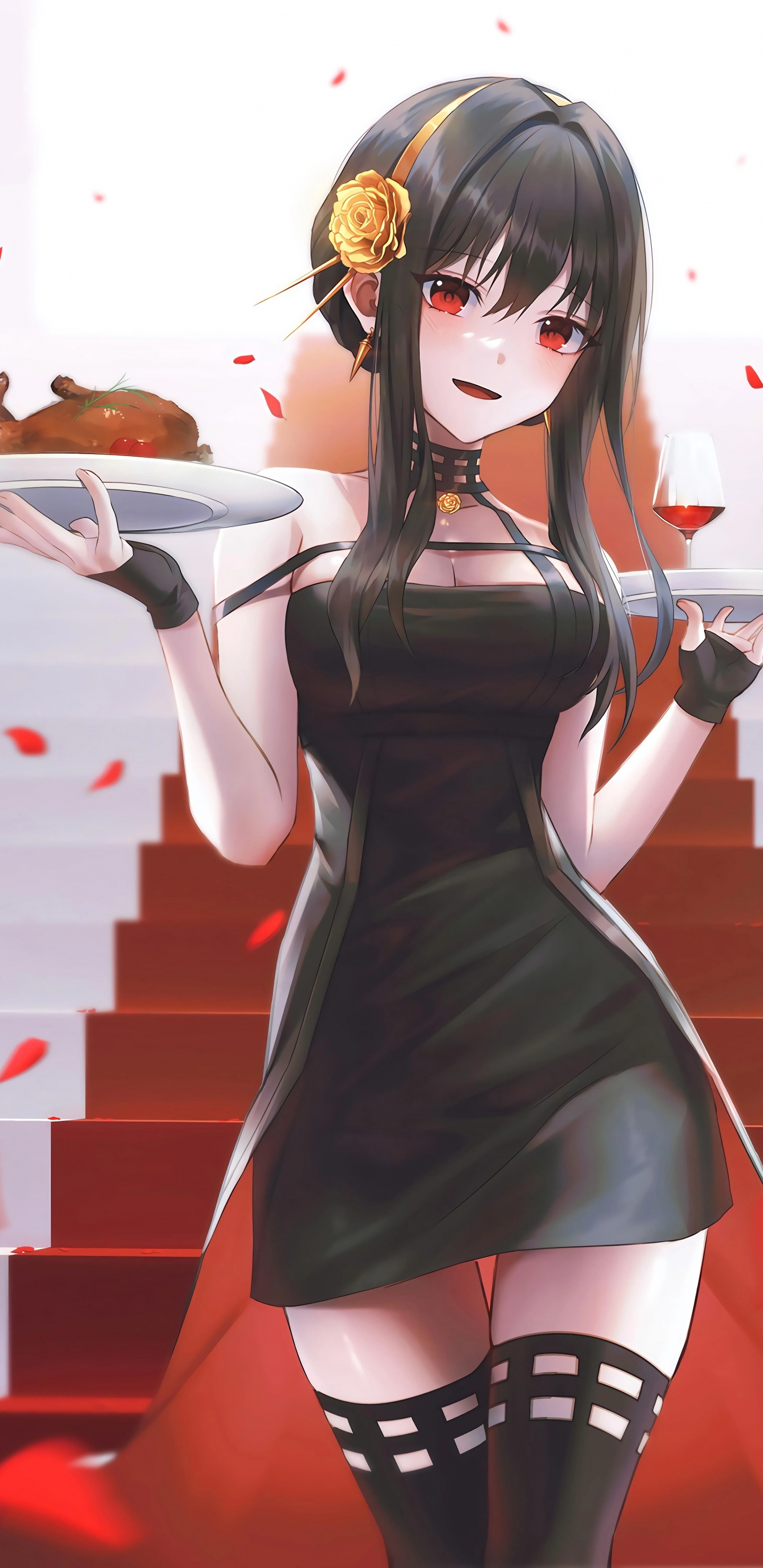 Anime Fille, Yor Forger, Dessin Animé, Anya Faussaire, Faux Faussaire. Wallpaper in 1440x2960 Resolution