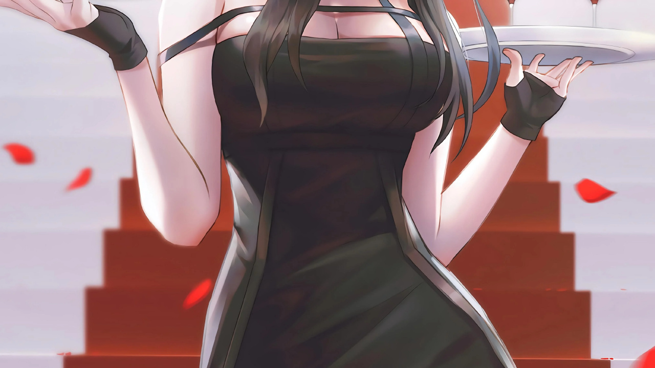 Anime Girla, Yor Forger, Animated Cartoon, Anya Forger, Loid Forger. Wallpaper in 1280x720 Resolution