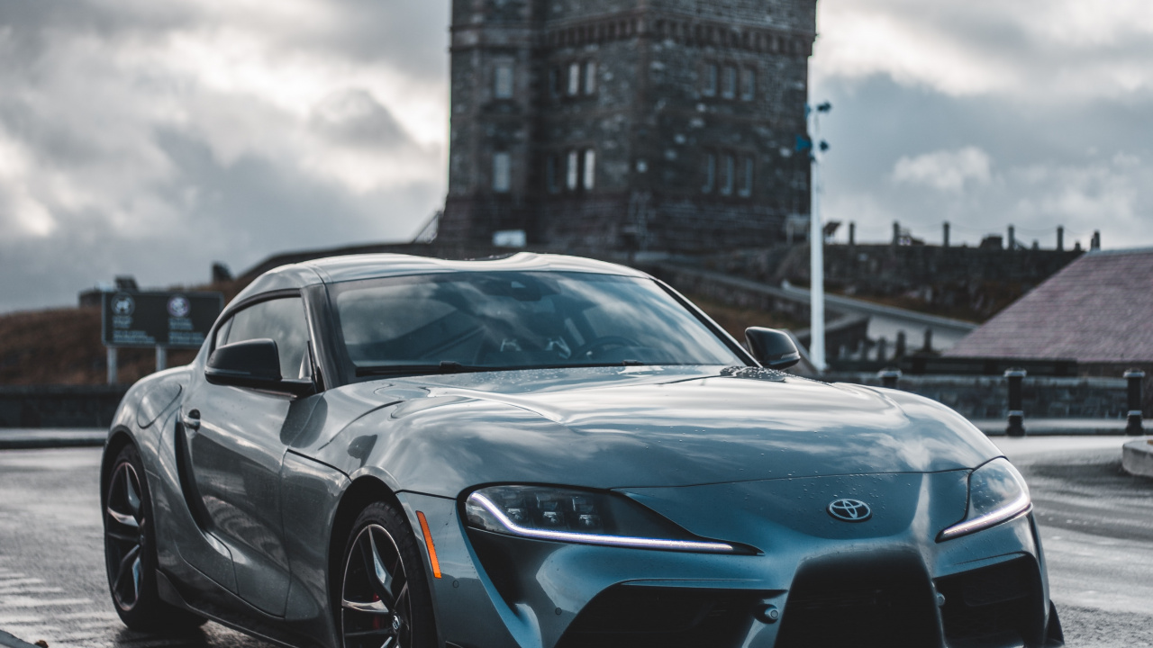 Porsche 911 Bleue Sur Route Pendant la Journée. Wallpaper in 1280x720 Resolution