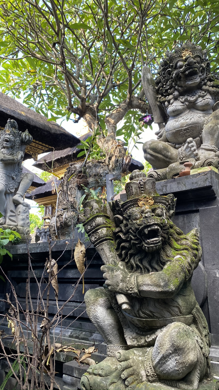 Bali, Estatua, Talla de Piedra, Escultura, Arte. Wallpaper in 750x1334 Resolution