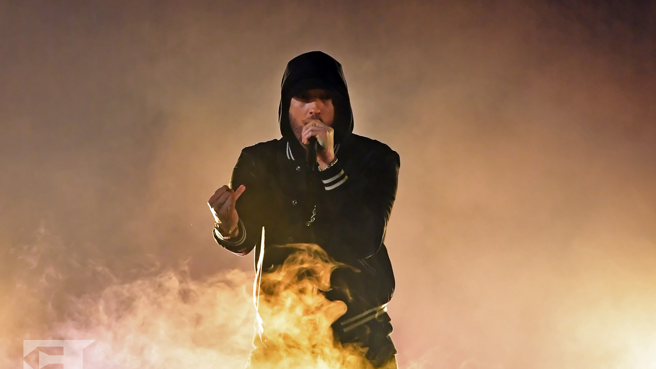Eminem, Rapper, Kamikaze, Album, Rauch. Wallpaper in 1280x720 Resolution