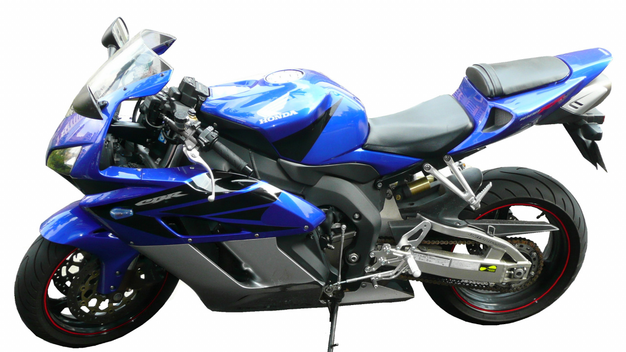 Blue and Black Sports Bike. Wallpaper in 1280x720 Resolution