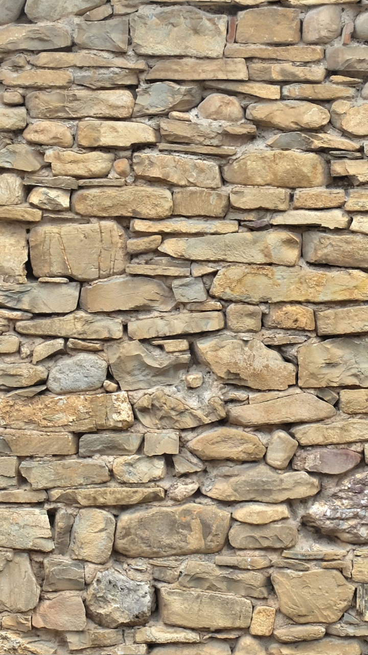 Braune Und Graue Mauer. Wallpaper in 720x1280 Resolution