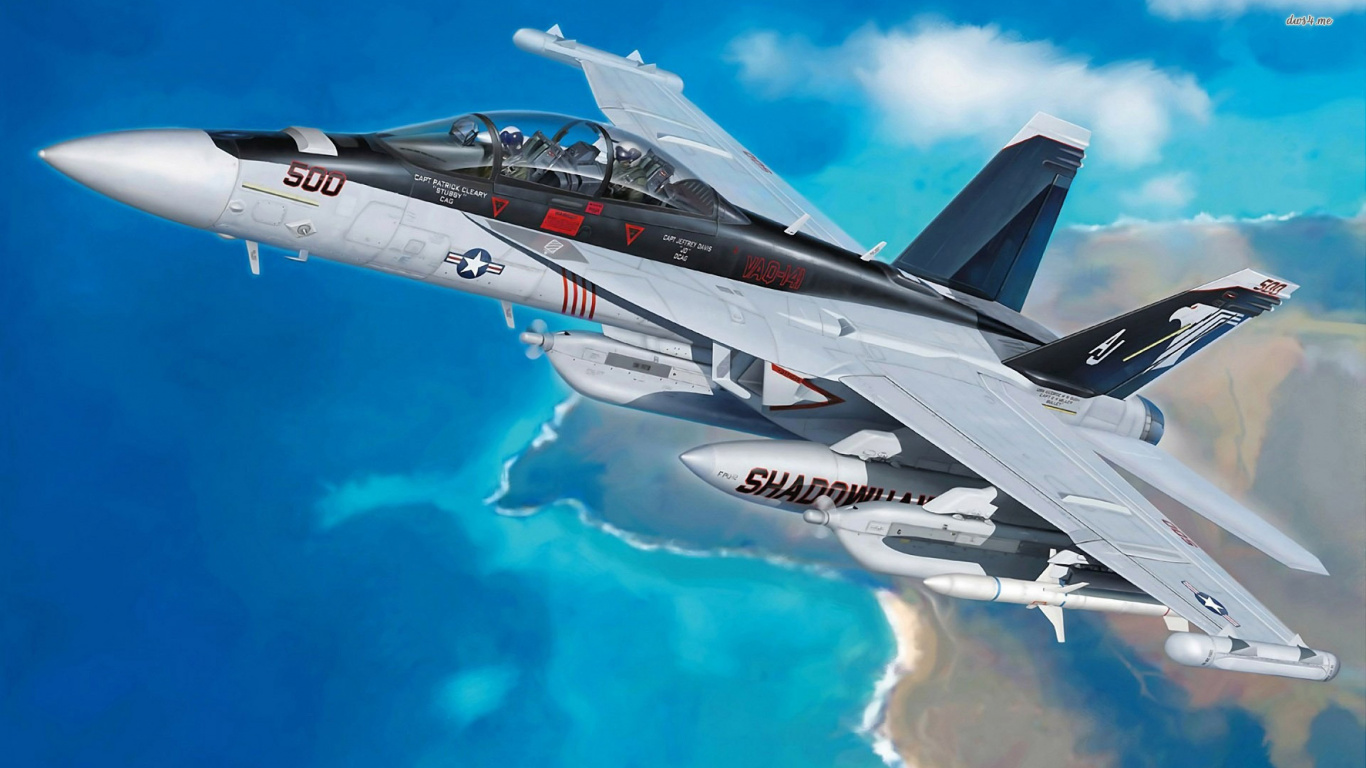波音F-18E F超级大黄蜂, 军用飞机, 空军, 航空, 航空航天制造商 壁纸 1366x768 允许