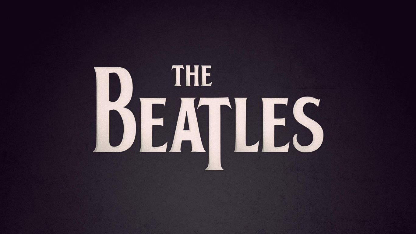 Logotipo, Los Beatles, Texto, Marca, Gráficos. Wallpaper in 1366x768 Resolution