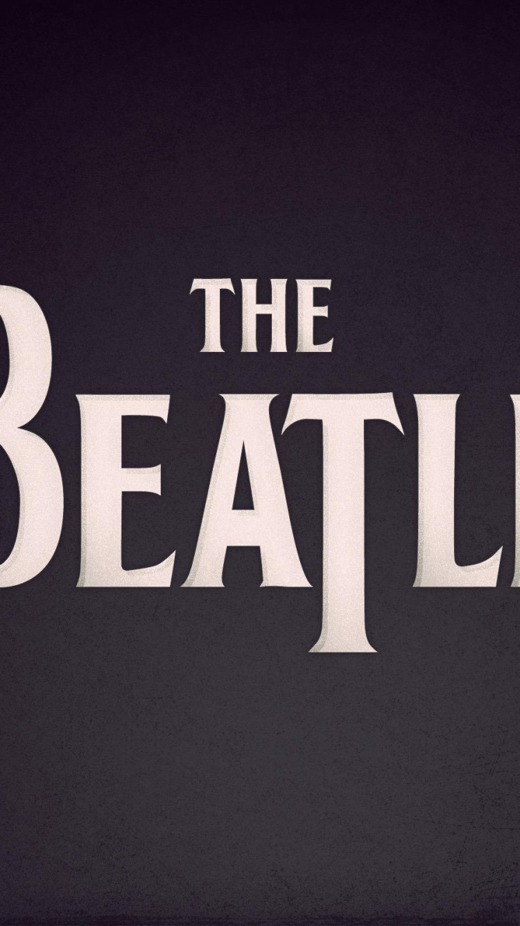 Logo, The Beatles, Text, Brand, Graphics. Wallpaper in 750x1334 Resolution