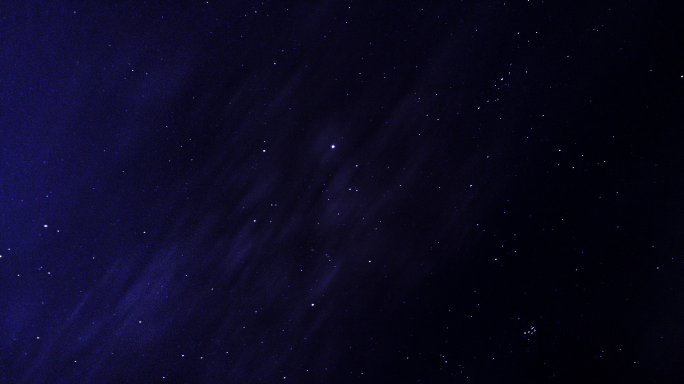 Cielo Estrellado Sobre la Noche Estrellada. Wallpaper in 1366x768 Resolution