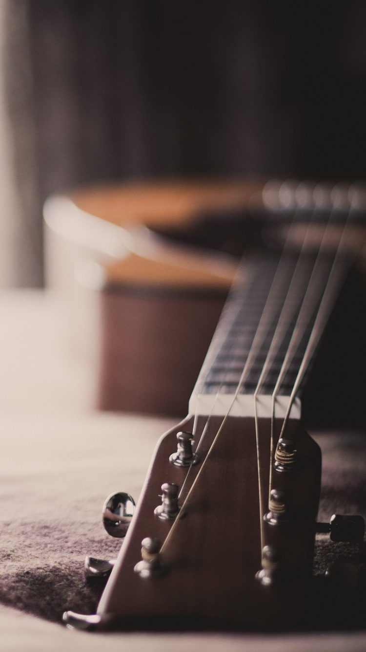 Guitar, Classical Guitar, Acoustic Guitar, Electric Guitar, String Instrument. Wallpaper in 750x1334 Resolution