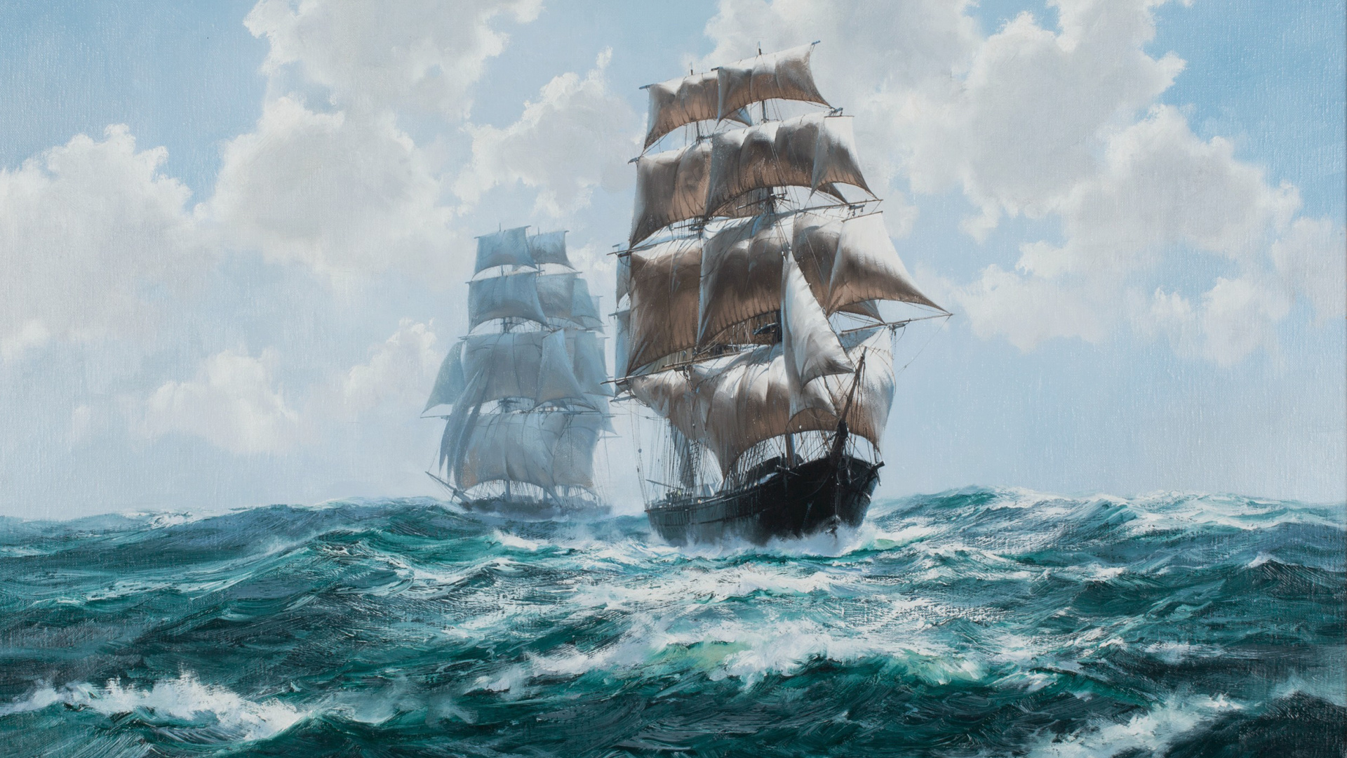 Windjammer, Buque. Wallpaper in 1920x1080 Resolution