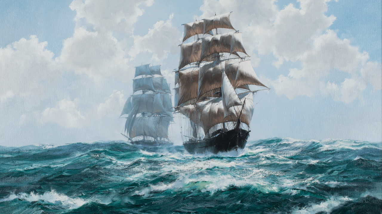 Windjammer, Ship, Sailing Ship. Wallpaper in 1280x720 Resolution