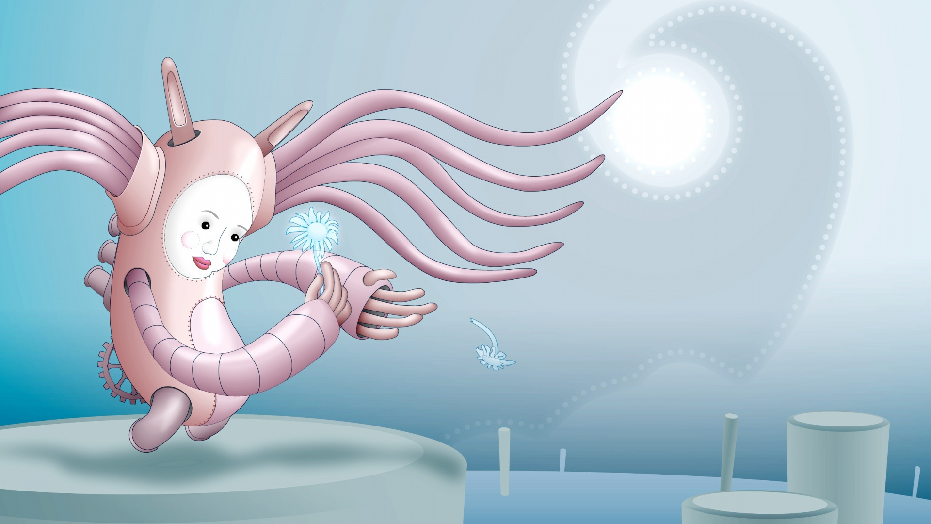 Ilustración de Personaje de Dibujos Animados de Animales Marrones. Wallpaper in 1920x1080 Resolution