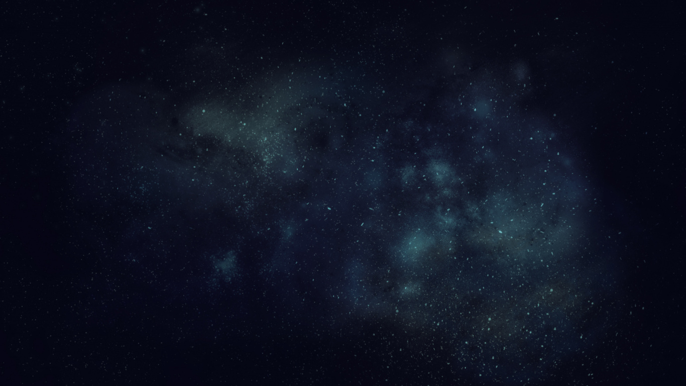 Blue and Black Starry Night. Wallpaper in 1366x768 Resolution
