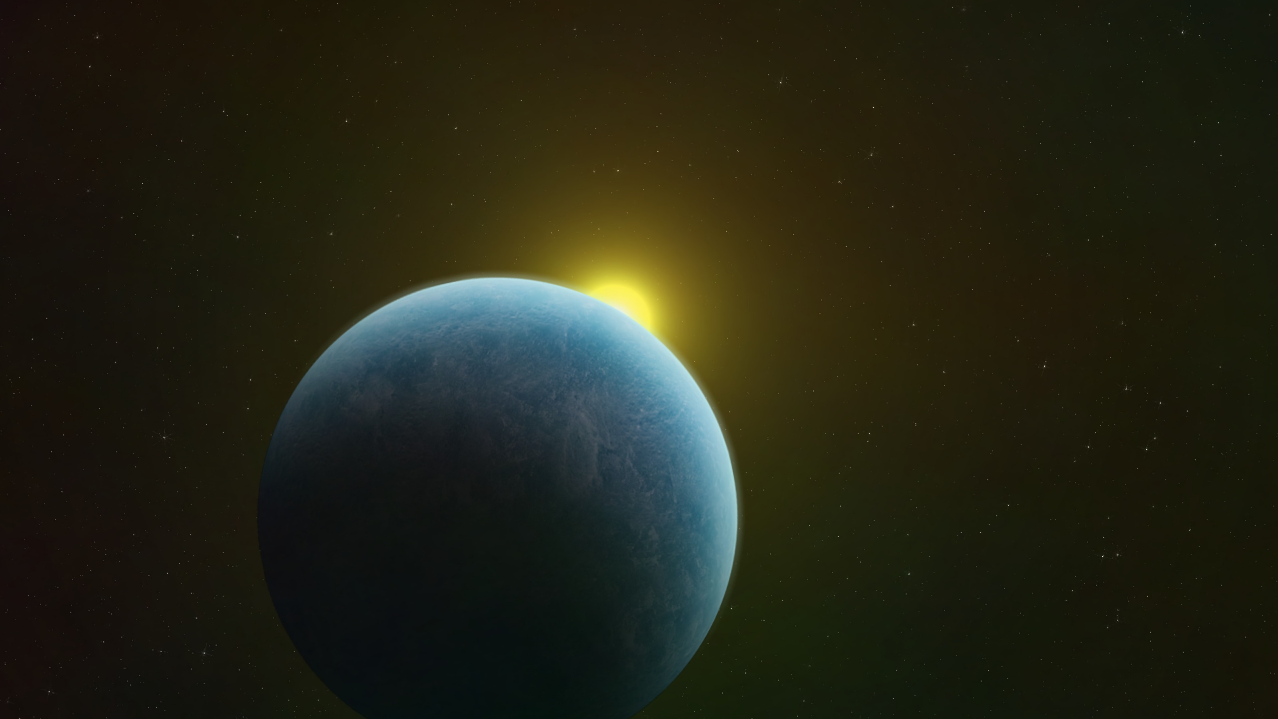 Full Moon in The Sky. Wallpaper in 2560x1440 Resolution