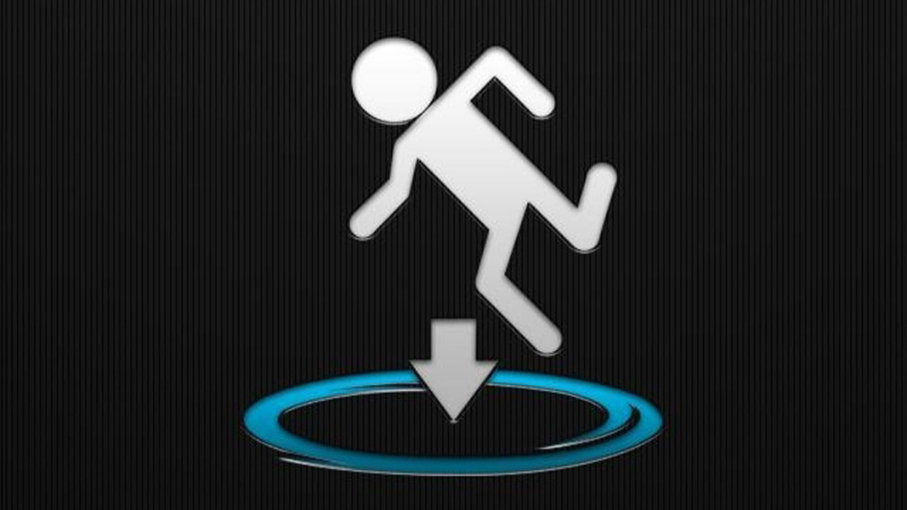 Schwarzes Und Rotes Herzlogo. Wallpaper in 1280x720 Resolution