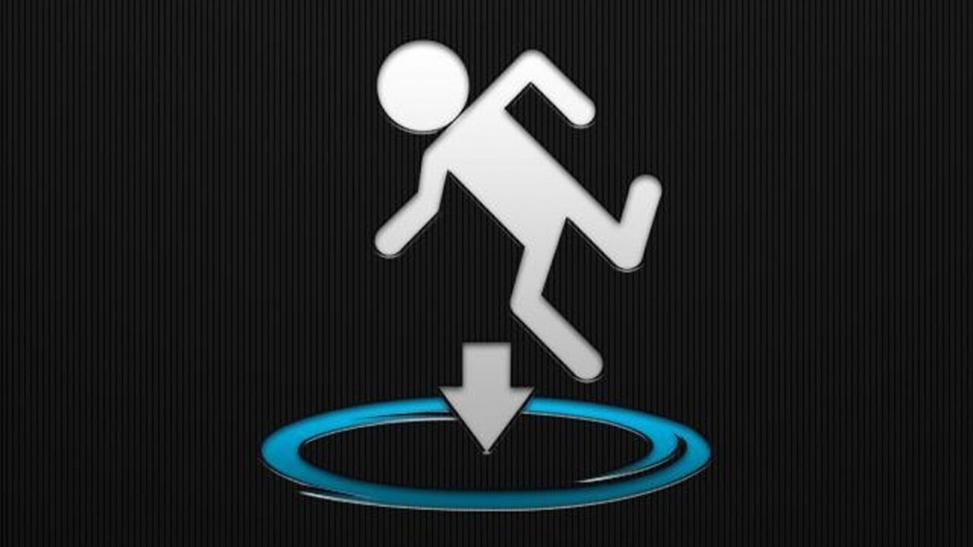 Logo de Corazon Negro y Rojo. Wallpaper in 1366x768 Resolution