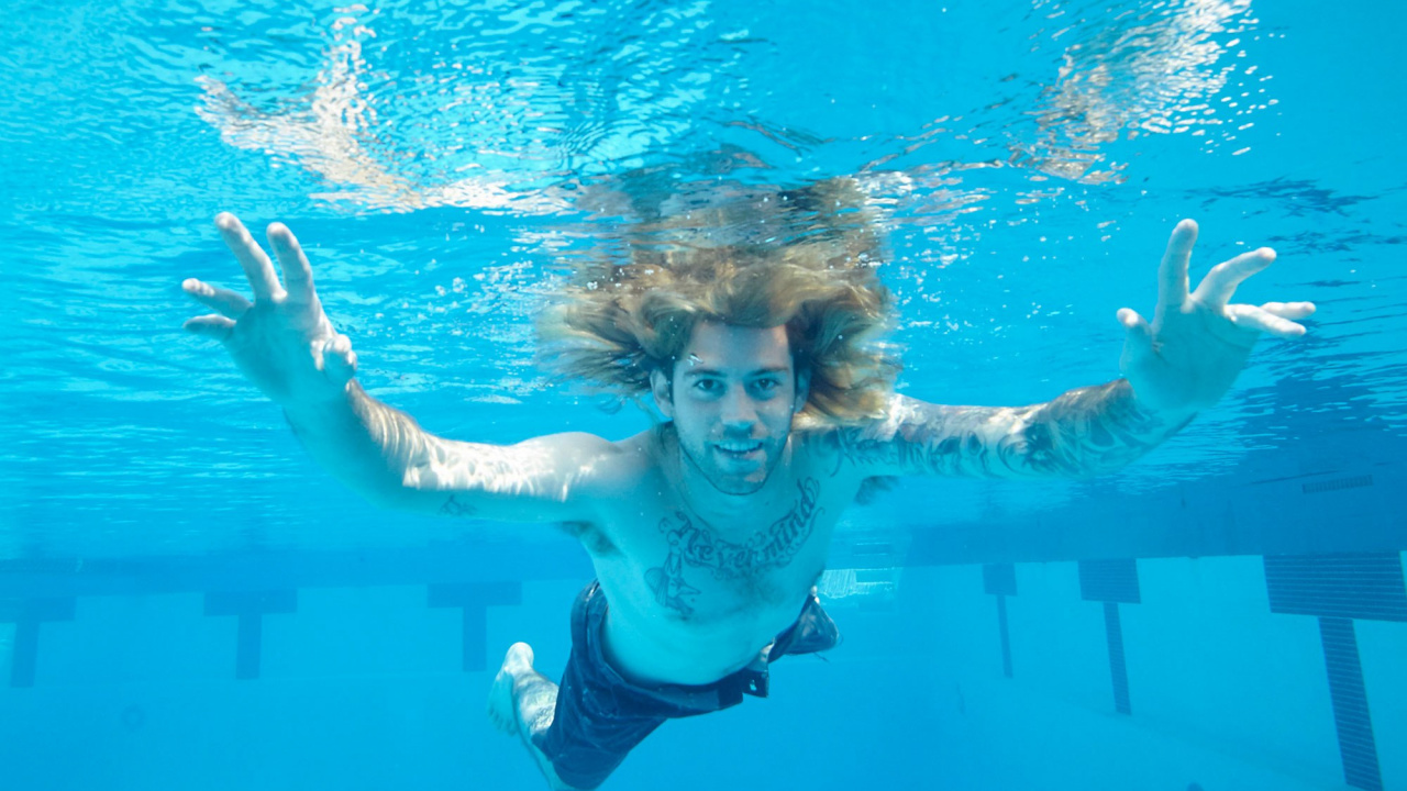 Nevermind, Nirvana, la Couverture de L'album, Album, Sous-marin. Wallpaper in 1280x720 Resolution