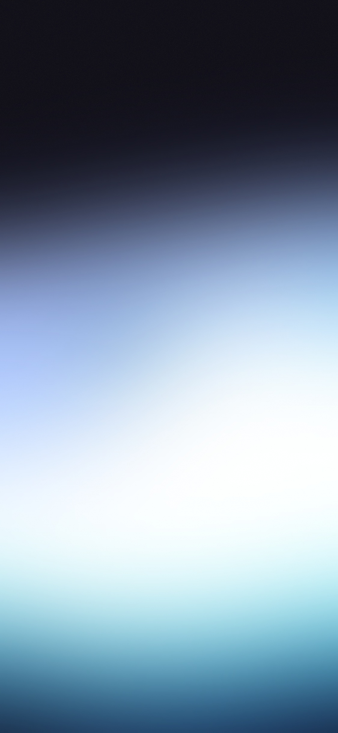 Atmosphäre, Türkis m, Blau, Horizont, Ruhe. Wallpaper in 1125x2436 Resolution