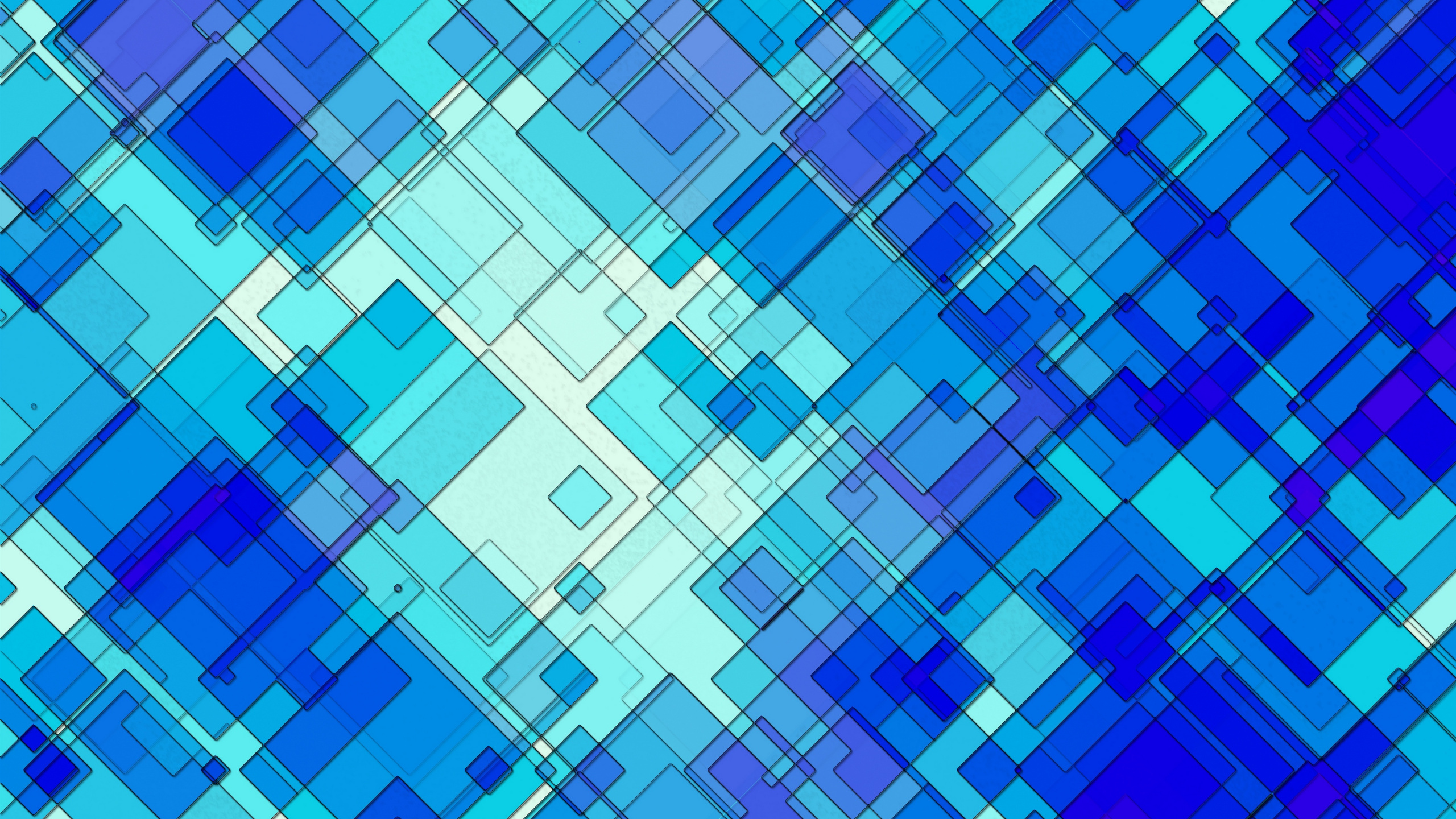 Blau-weiß Kariertes Textil. Wallpaper in 2560x1440 Resolution