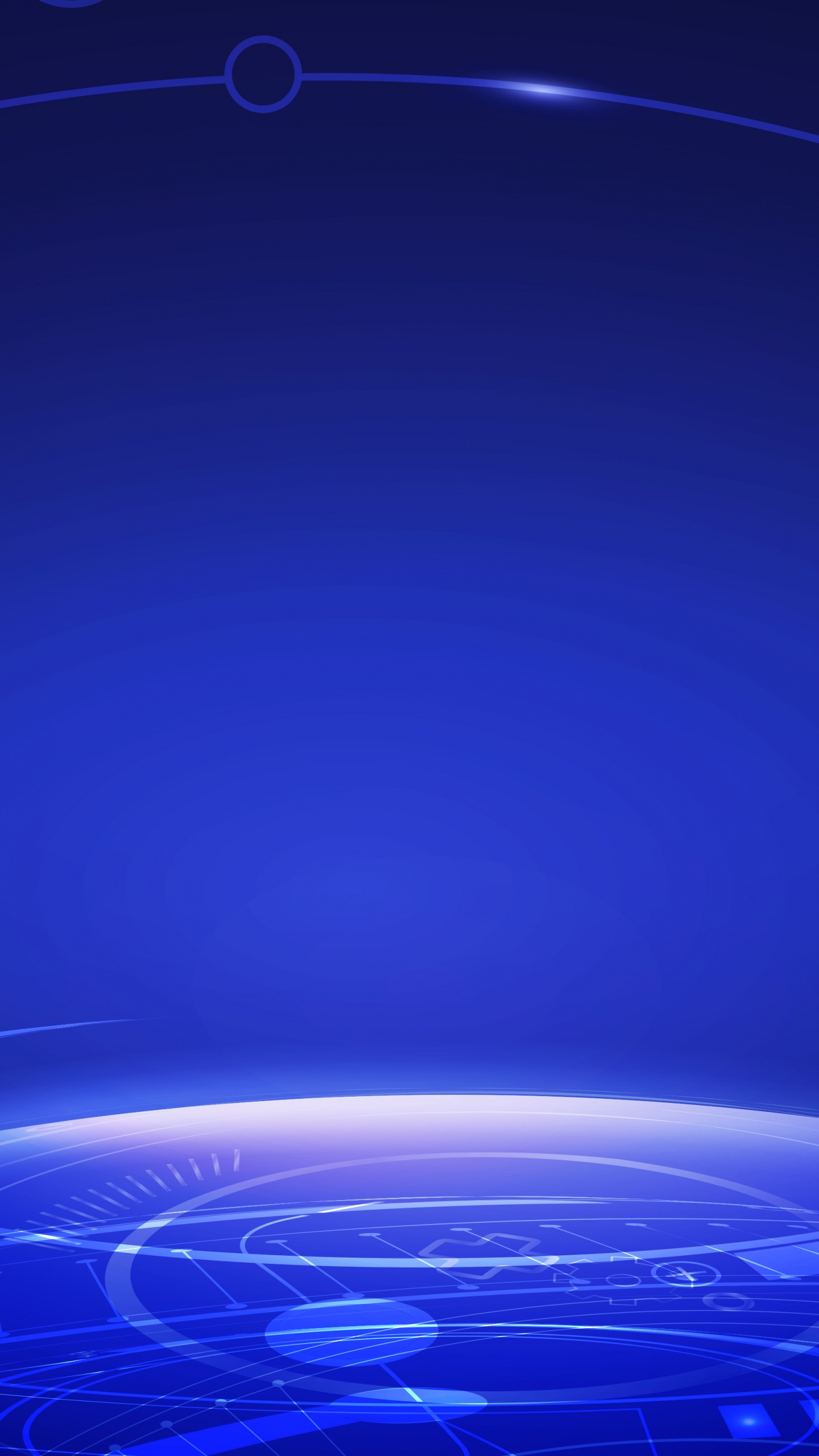 Blue and White Line Illustration. Wallpaper in 1440x2560 Resolution