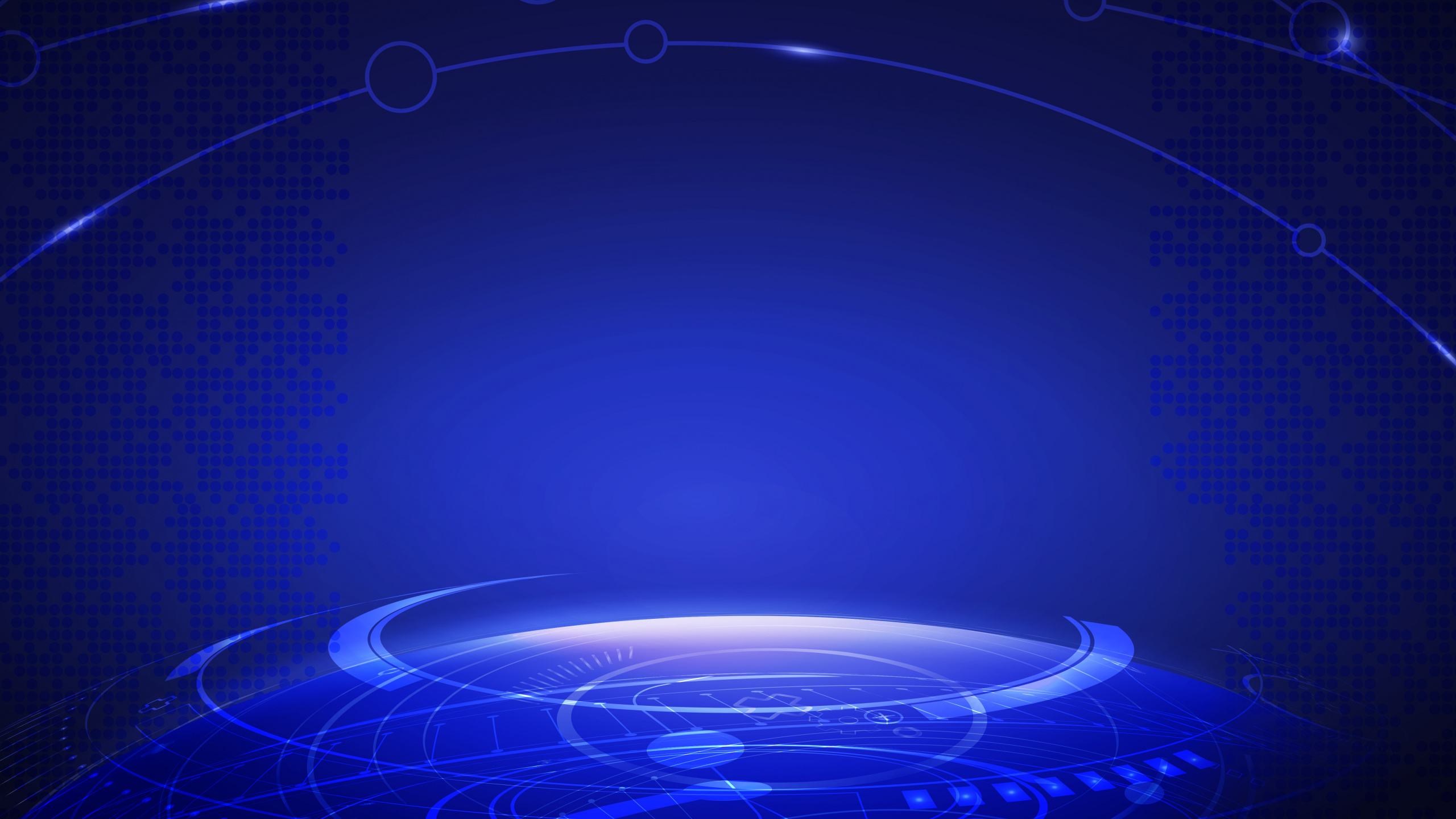 Blue and White Line Illustration. Wallpaper in 2560x1440 Resolution