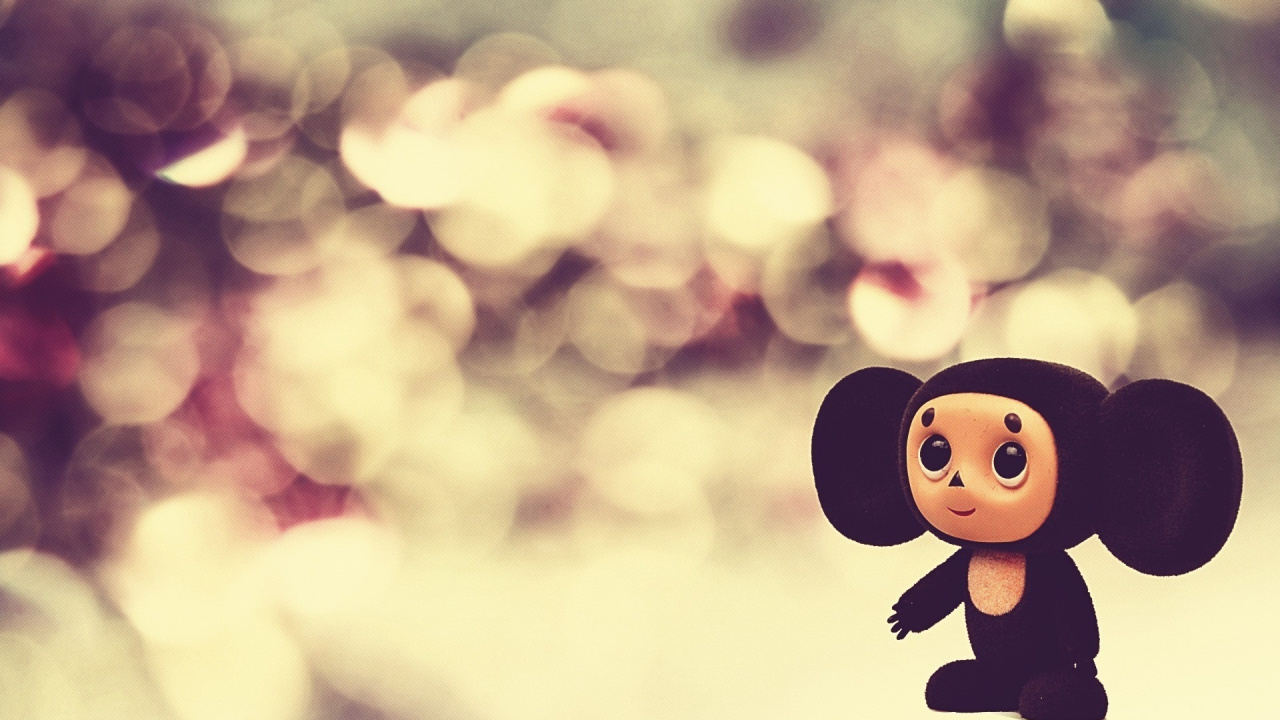 Peluche Mickey Mouse en Photographie Bokeh. Wallpaper in 1280x720 Resolution