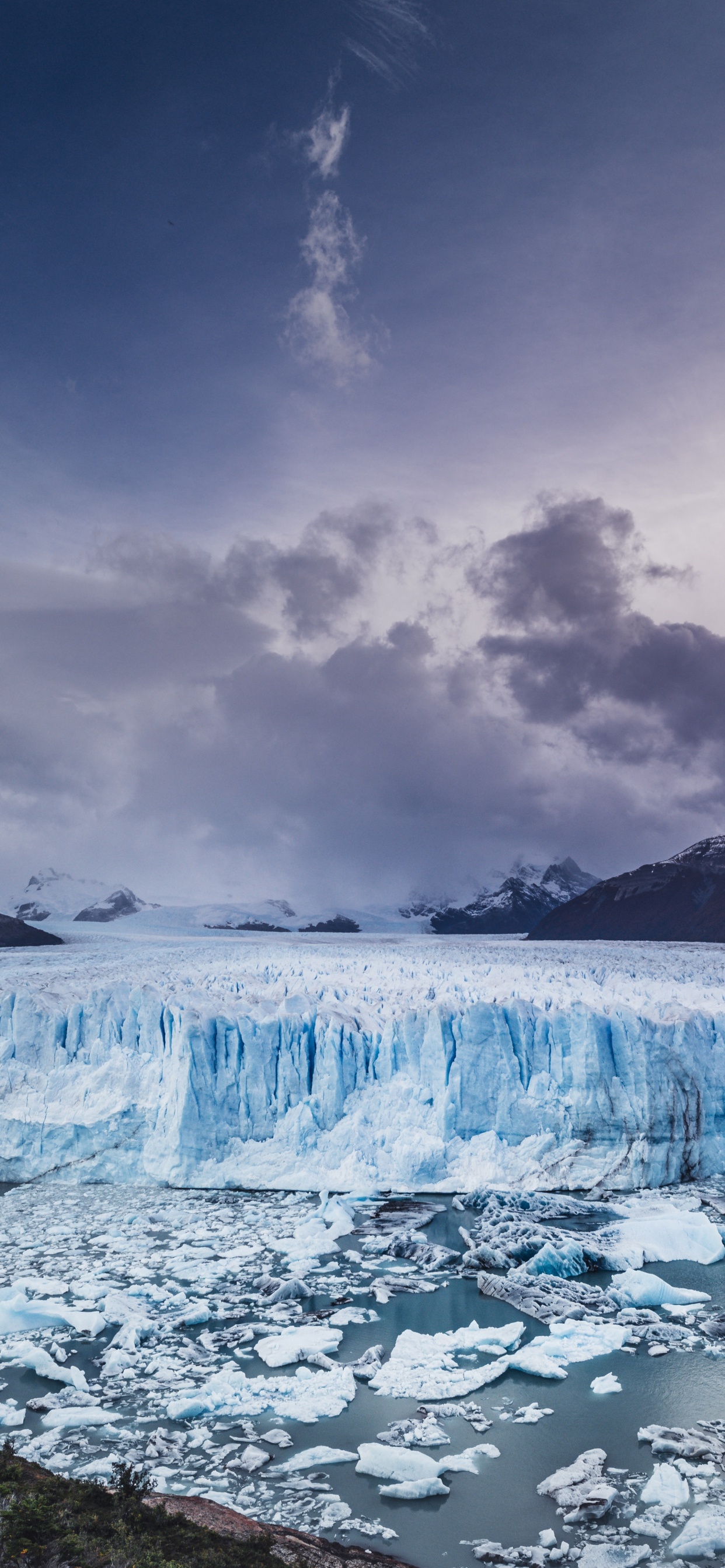 Glacier, Perito Moreno Glacier, Glacial Lake, Fjord, Iceberg. Wallpaper in 1242x2688 Resolution