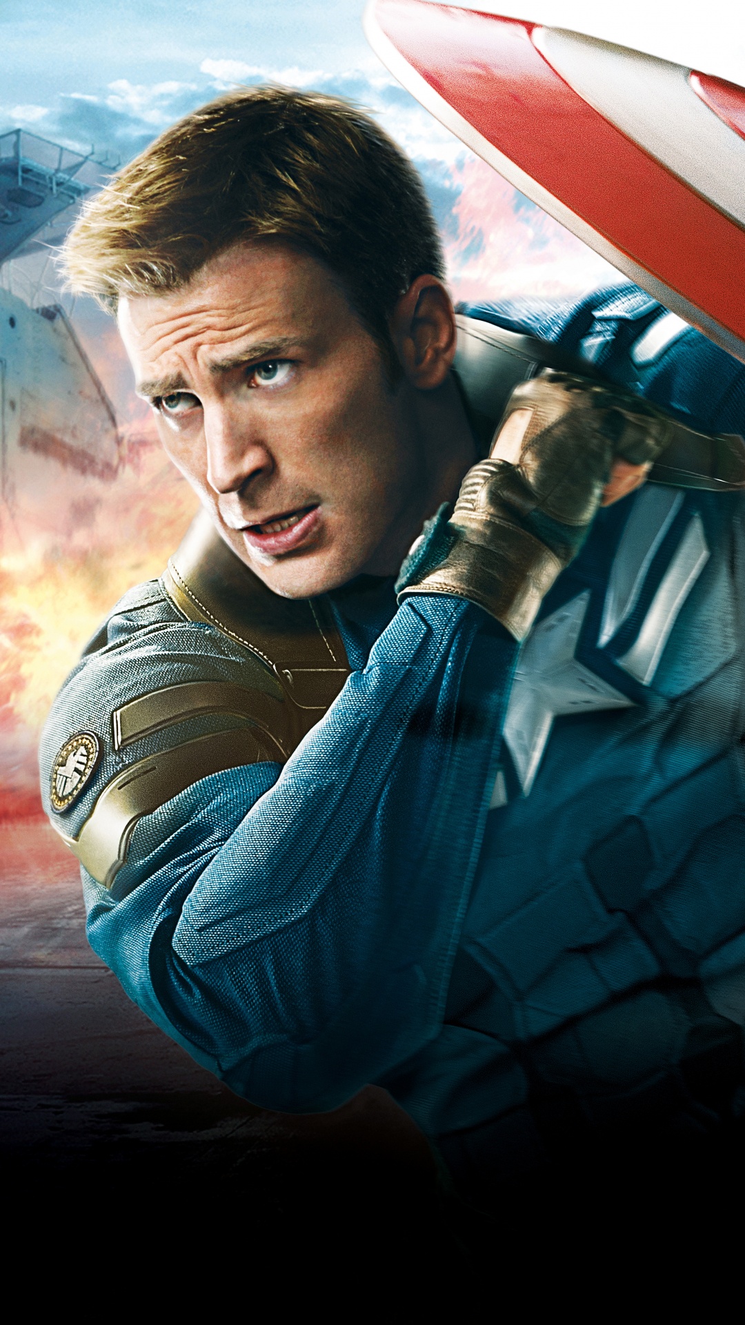 Woman in Blue Long Sleeve Shirt Holding Red and White Surfboard. Wallpaper in 1080x1920 Resolution