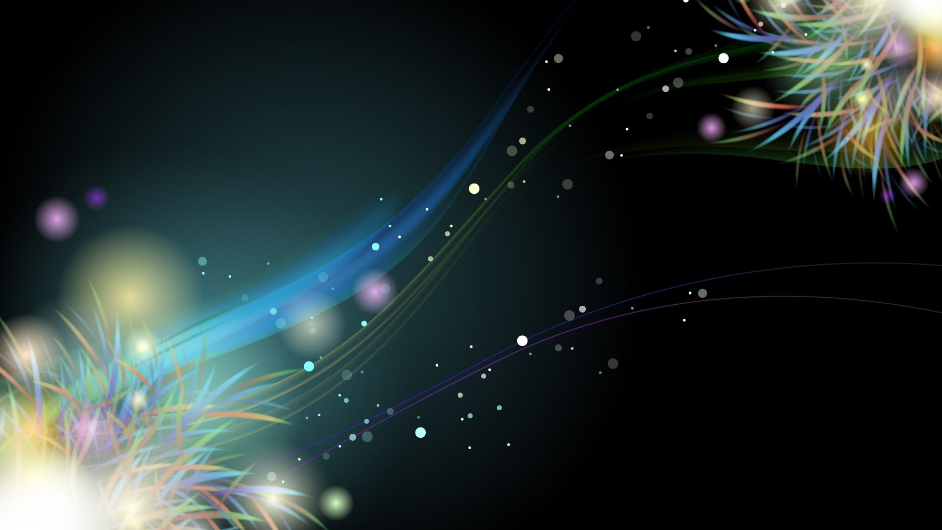 Purple and Blue Light Digital Wallpaper. Wallpaper in 1920x1080 Resolution