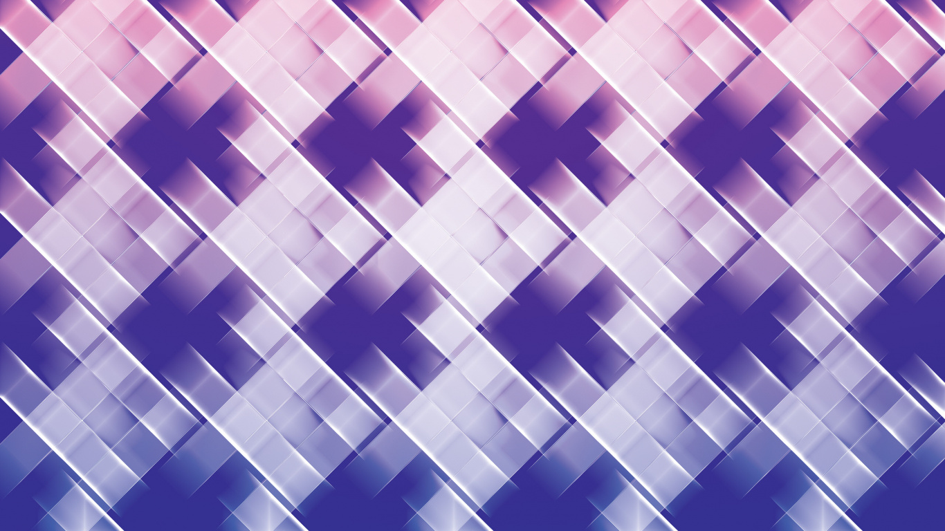 Blau-weiß Karierte Illustration. Wallpaper in 1366x768 Resolution