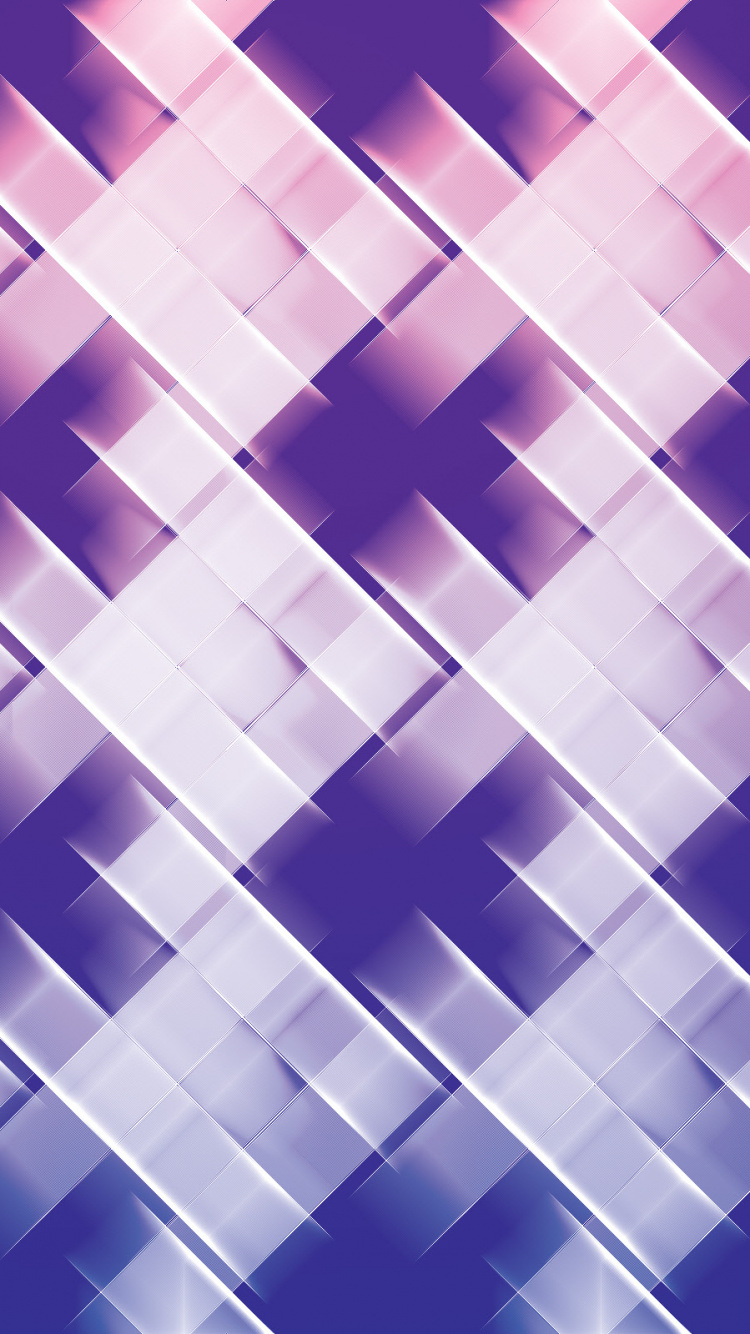 Ilustración a Cuadros Azul y Blanco. Wallpaper in 750x1334 Resolution