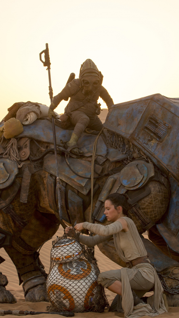 BB-8, Star Wars, Lucasfilm, Sahara, Arena. Wallpaper in 750x1334 Resolution