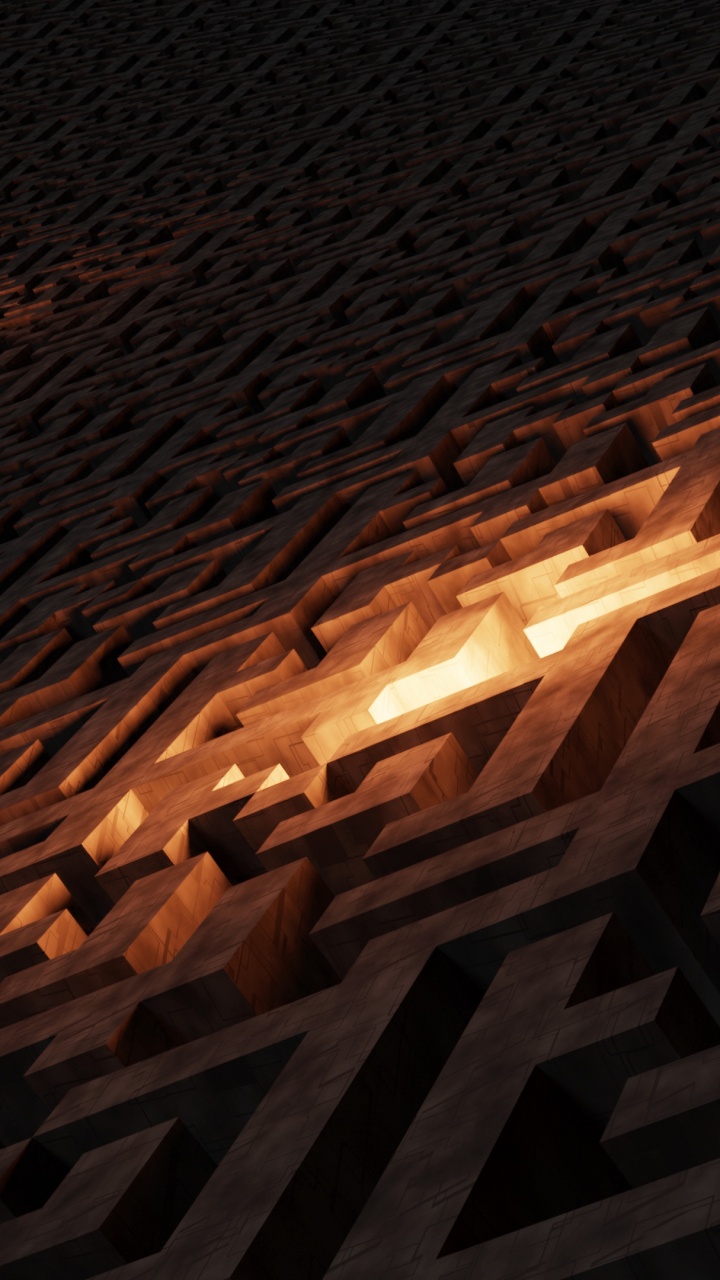 Blocs de Bois Bruns Sur Sable Noir Pendant la Nuit. Wallpaper in 720x1280 Resolution