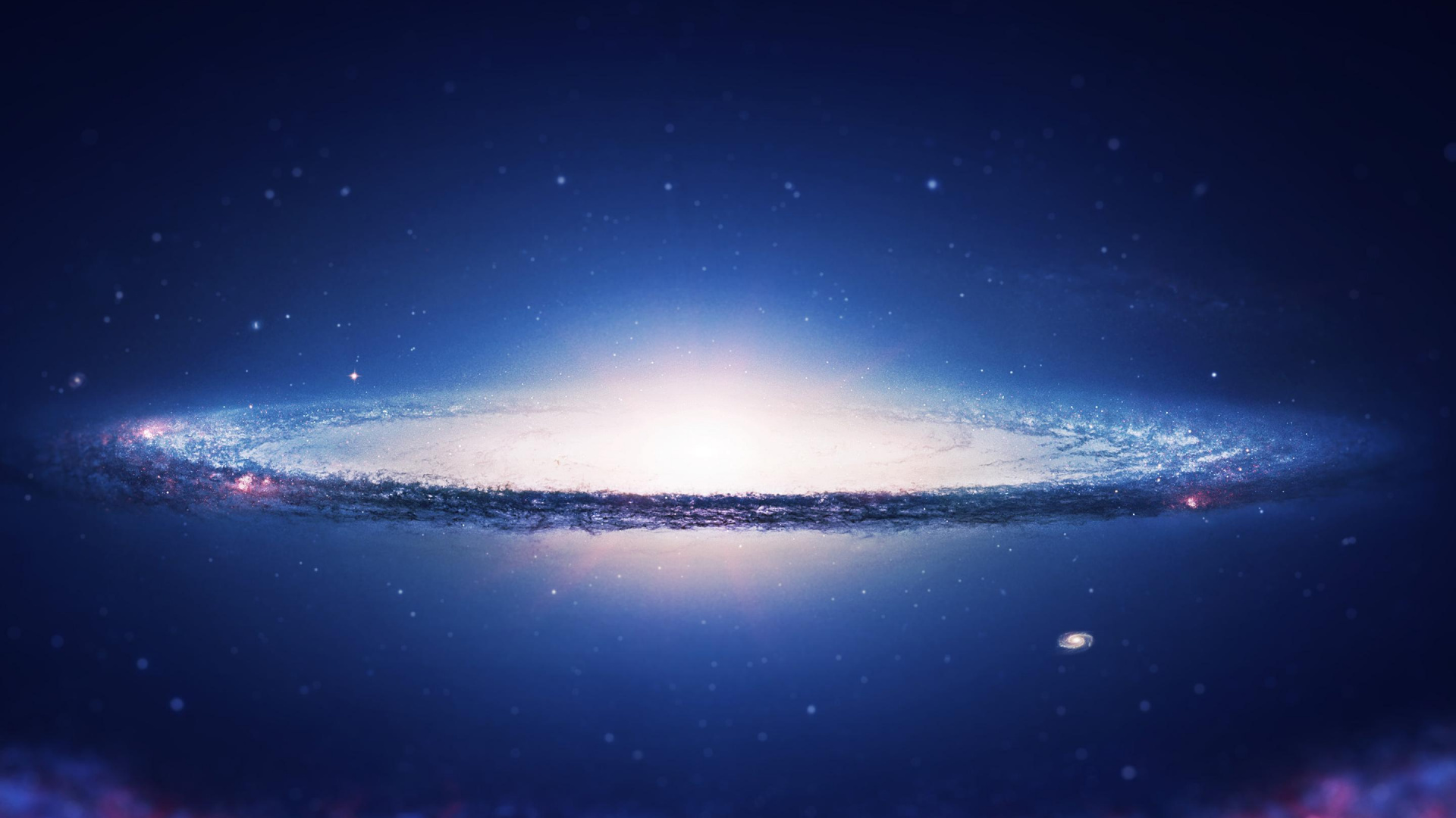 Body of Water Under Blue Sky During Night Time. Wallpaper in 1920x1080 Resolution