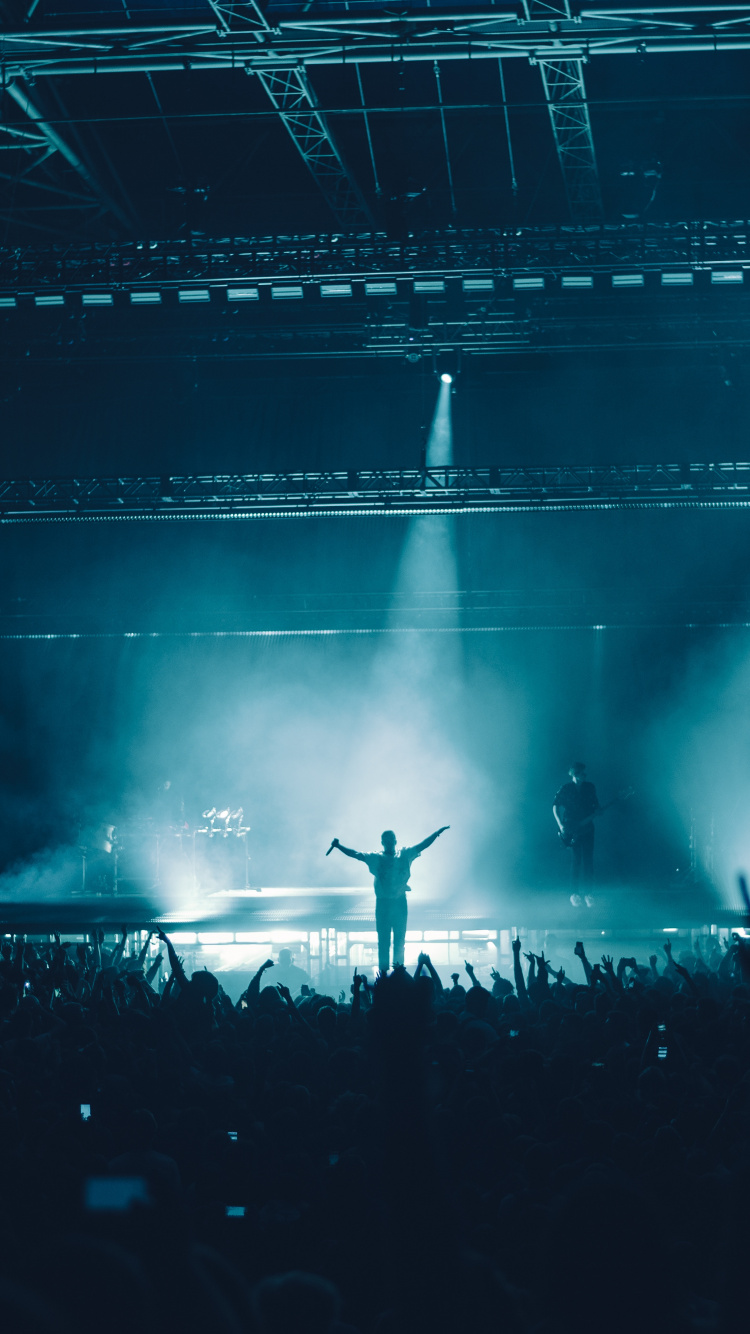Konzert, Bühne, Rockkonzert, Leistung, Darstellende Kunst. Wallpaper in 750x1334 Resolution