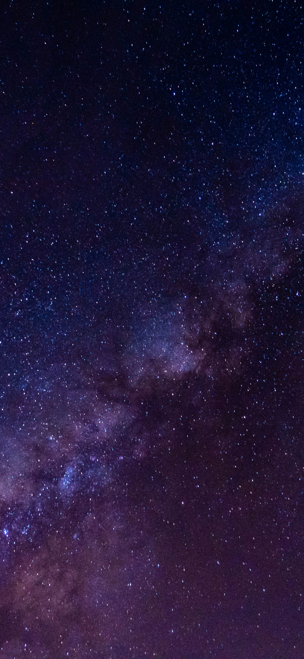 Blue and White Starry Night Sky. Wallpaper in 1242x2688 Resolution