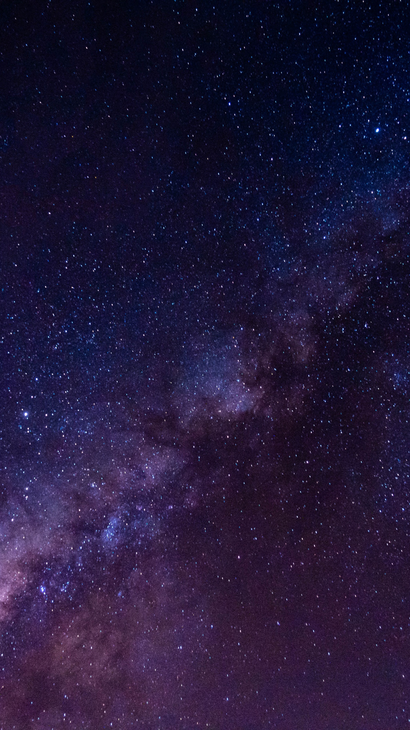 Blue and White Starry Night Sky. Wallpaper in 1440x2560 Resolution