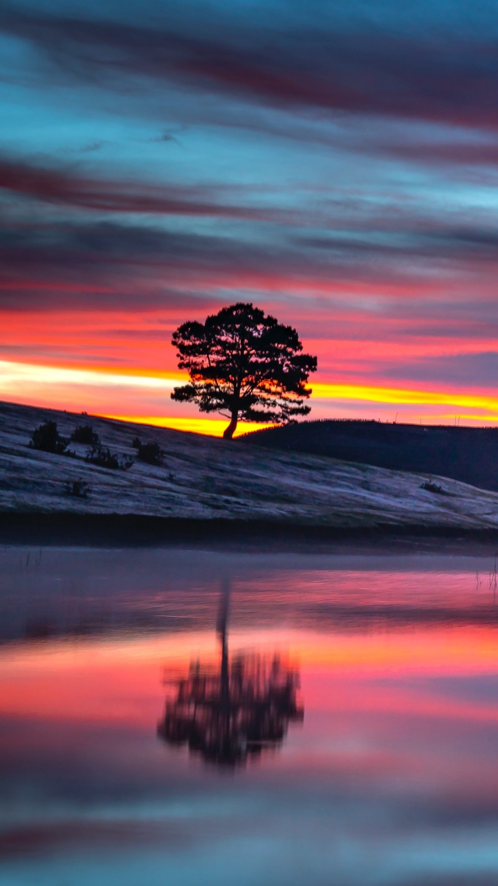 Hogar de Hospicio de Agua Azul, Agua, Ambiente, Paisaje Natural, Afterglow. Wallpaper in 720x1280 Resolution
