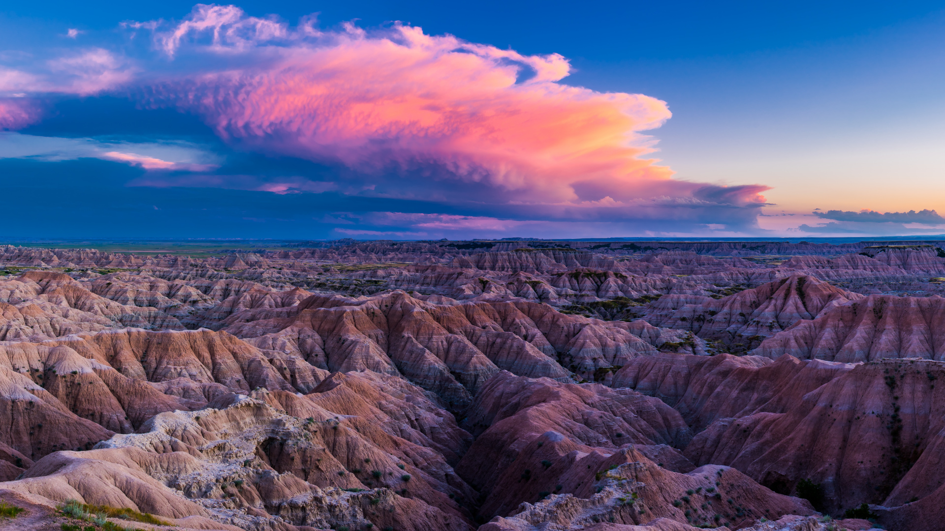 Montagne Rocheuse Brune Sous Ciel Bleu. Wallpaper in 1920x1080 Resolution