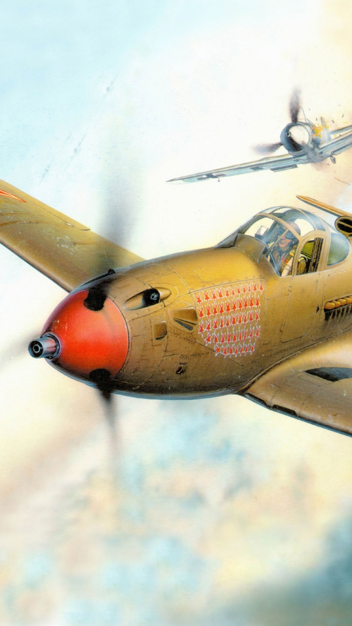 Yellow and Red Jet Plane in Mid Air During Daytime. Wallpaper in 720x1280 Resolution