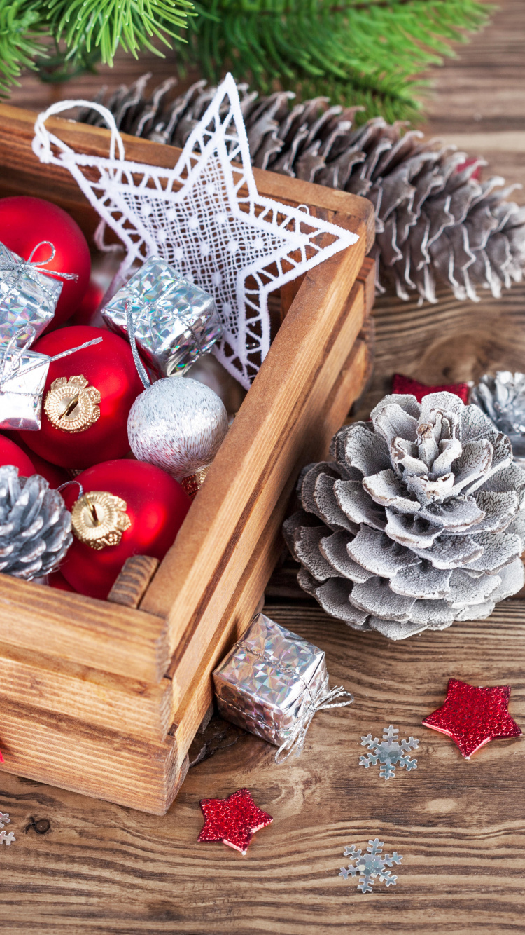 El Día De Navidad, Adorno de Navidad, Nochevieja, Decoración de la Navidad, Madera. Wallpaper in 750x1334 Resolution
