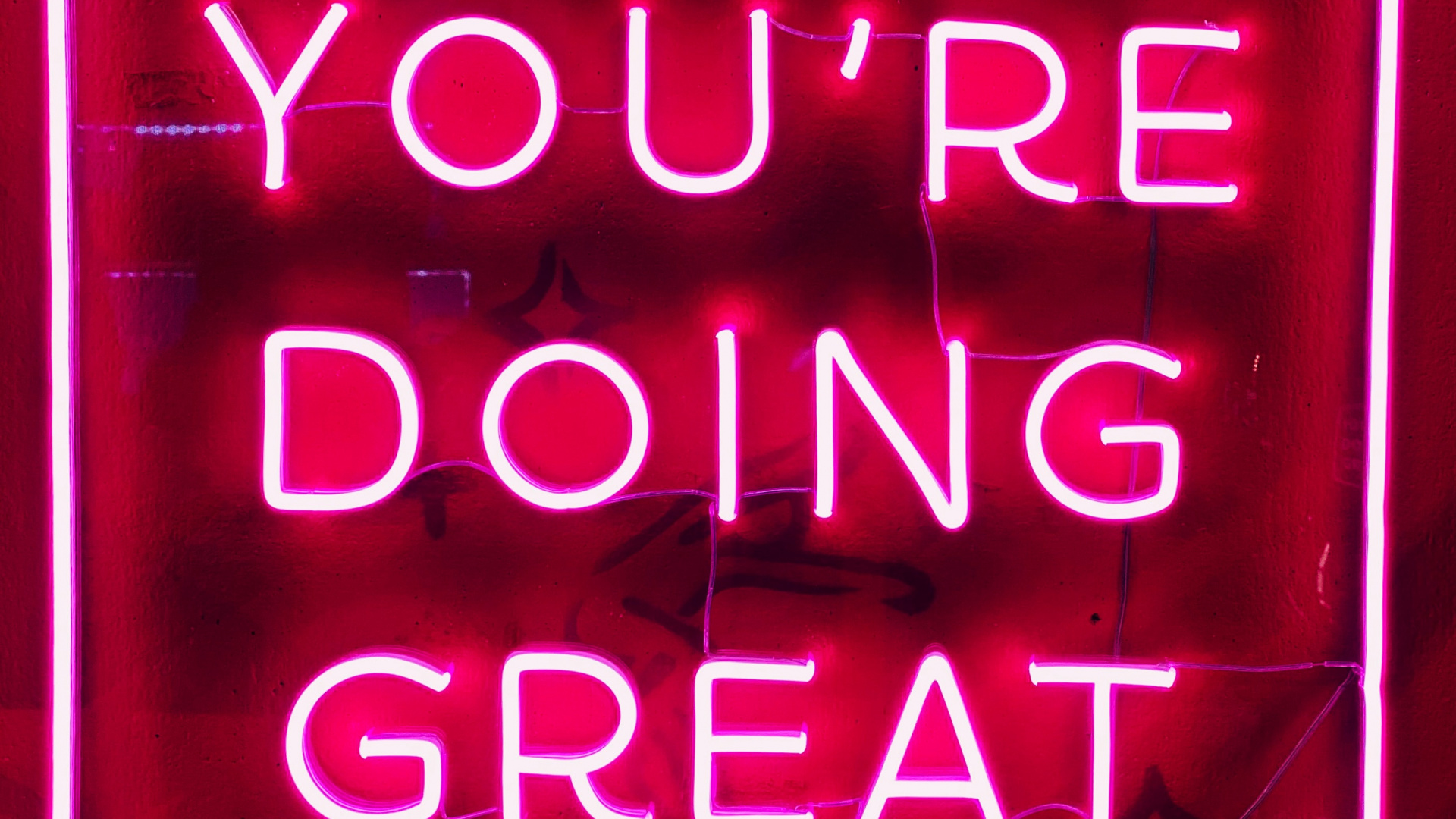 Rote Und Weiße Glückwunschkarte Zum Geburtstag Greeting. Wallpaper in 1920x1080 Resolution